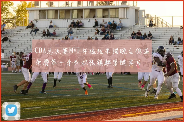 CBA总决赛MVP评选结果揭晓古德温荣膺第一李弘权张镇麟紧随其后